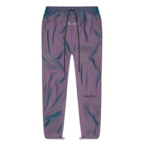 NWT essentials fear of god iridescent track pants, size xs